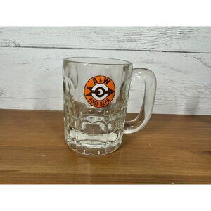 Vintage A&W Root Beer Glass Mug Stein 4" Tall Arrow Logo Bullseye 1961-1968